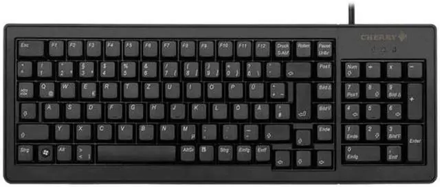 Alt view image 2 of 3 - Cherry G84-5200LCMEU-2 G84-5200 15.00" UltraSlim USB Keyboard with Mechanical Keyswitch Technology