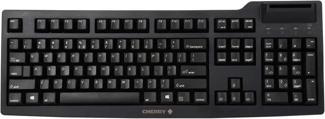 Alt view image 2 of 5 - Cherry G83-6644LUAEU-2 G83-6644 POS Smart Card Keyboard