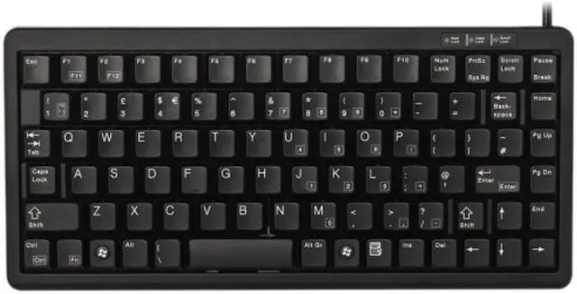Main image of CHERRY G84-4101PPAUS Dark grey 83 Normal Keys PS/2 Wired Ultraslim Keyboard