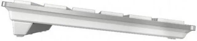 Alt view image 2 of 4 - CHERRY DW 9100 Slim Desktop Combo JD-9100US-1 Silver/White USB Hybrid Wired & Wireless Keyboard