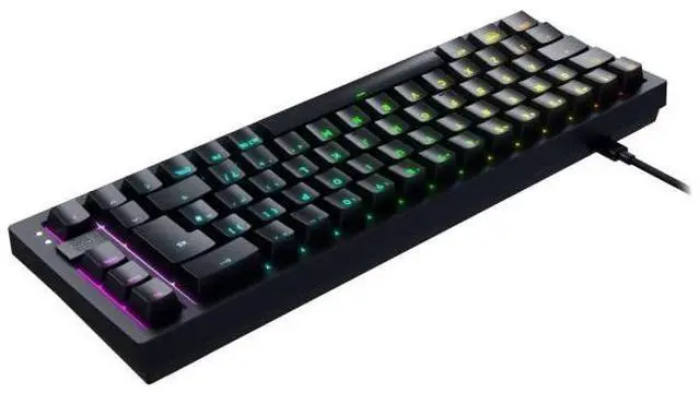 Alt view image 3 of 4 - Cherry XTRFY K5V2 Compact Gaming Keyboard - Black  CX-K5V2-RGB-CPT-BLACK-R-US