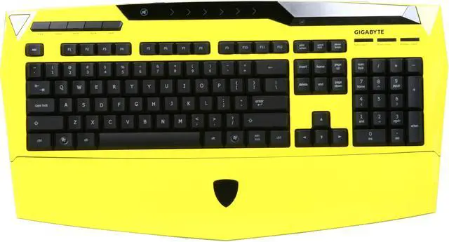 Alt view image 2 of 5 - GIGABYTE GK-K8100-YEL Keyboard - Red Dot Design Award  Winner 2011