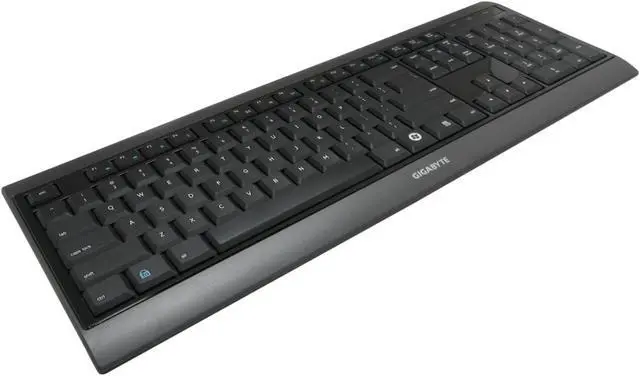 Main image of GIGABYTE GK-K7100 Glossy Black USB Wired Slim Keyboard