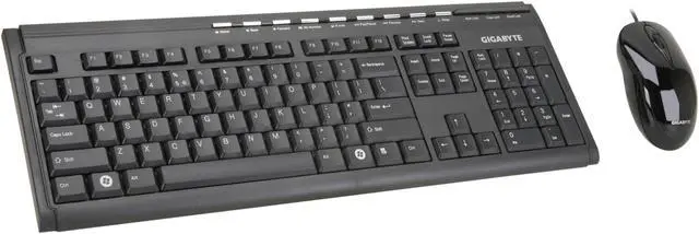 Main image of GIGABYTE GK-KM6150 Black USB Wired Standard Multimedia Keyboard & Mouse Combo