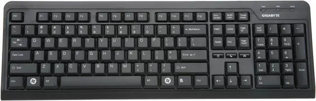 Alt view image 2 of 7 - GIGABYTE GK-KM5200 Black USB Wired Standard Multimedia Keyboard & Mouse Combo