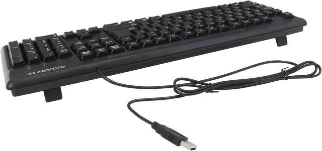 Alt view image 3 of 4 - GIGABYTE K3100 GK-K3100 Black 104 Normal Keys USB 2.0 Wired Standard Keyboard
