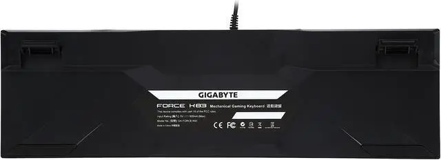 Alt view image 4 of 5 - Gigabyte Mechanical Cherry Red Keyboard (GK-FORCE K83 RED)