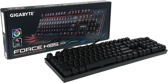 Alt view image 8 of 7 - GIGABYTE FORCE K85 Red Mechnical RGB Gaming Keyboard (GK-FORCE K85)