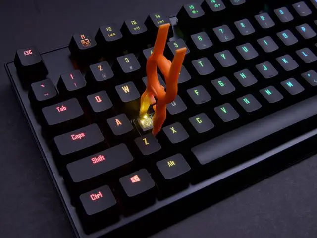 Alt view image 13 of 20 - GIGABYTE AORUS K9 Optical RGB Gaming Keyboard - Red Switch