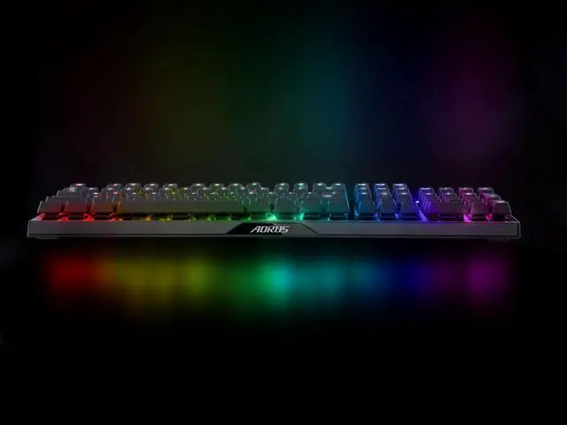 Alt view image 2 of 20 - GIGABYTE AORUS K9 Optical RGB Gaming Keyboard - Red Switch
