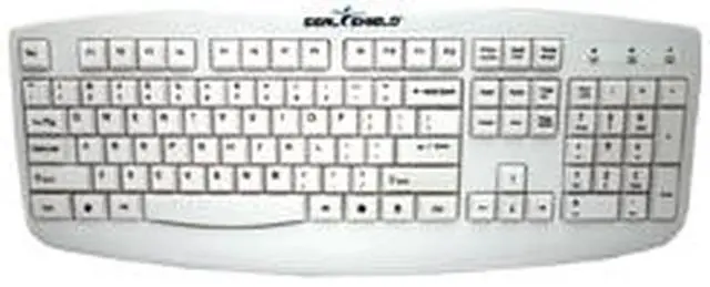 Main image of SEAL SHIELD Silver Storm STWK503 White USB Wired Keyboard