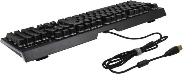 Alt view image 3 of 5 - RAPOO VPRO V500L Mechanical Gaming Keyboard, Blue Switches, Red LED, Aluminum Frame, 6.0 Feet Braided Cable Wire Grade-A Refurbished "Like New"