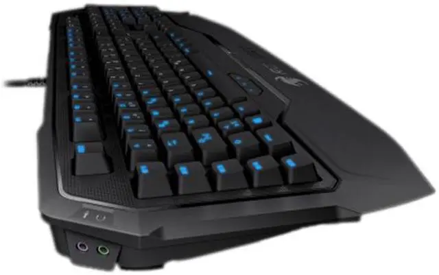 Alt view image 6 of 13 - ROCCAT ROC-12-851-BE Ryos MK Pro Mechanical Keyboard with Per-key Illumination - Blue Cherry MX Key Switch