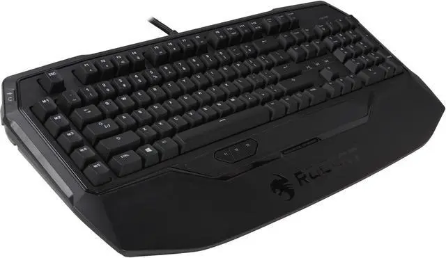 Alt view image 7 of 13 - ROCCAT ROC-12-851-BE Ryos MK Pro Mechanical Keyboard with Per-key Illumination - Blue Cherry MX Key Switch