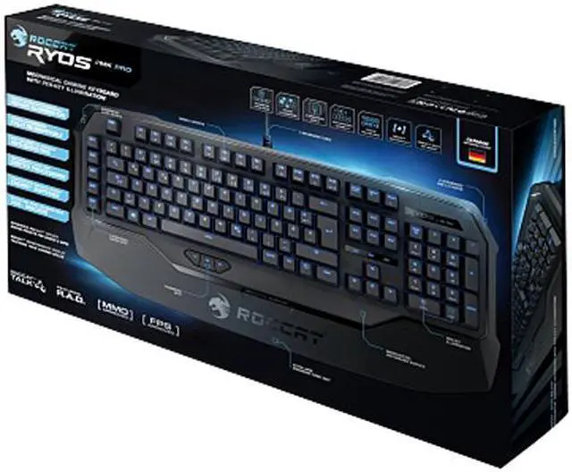 Alt view image 13 of 13 - ROCCAT Ryos MK Pro USB Mechanical Gaming Keyboard