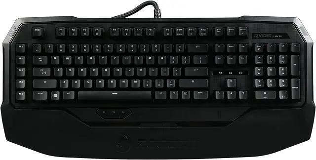 Alt view image 11 of 14 - ROCCAT RYOS MK FX - RGB Mechanical Gaming Keyboard With Per-Key Illumination - Cherry MX Brown Switches