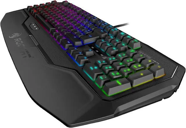 Alt view image 5 of 14 - ROCCAT RYOS MK FX - RGB Mechanical Gaming Keyboard With Per-Key Illumination - Cherry MX Brown Switches