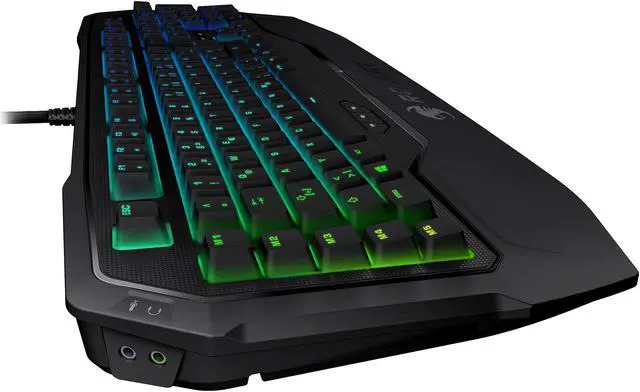 Alt view image 7 of 14 - ROCCAT RYOS MK FX - RGB Mechanical Gaming Keyboard With Per-Key Illumination - Cherry MX Brown Switches