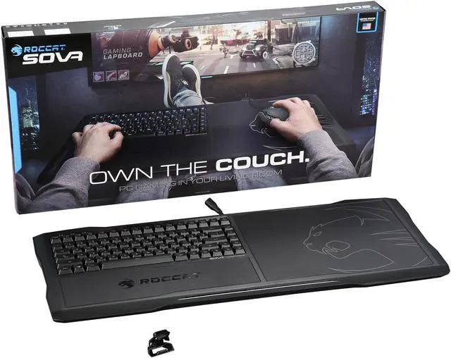 Alt view image 7 of 7 - Roccat Sova Membrane Gaming Lapboard