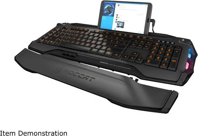 Main image of ROCCAT SKELTR Smart Communication RGB Gaming Keyboard - Gray