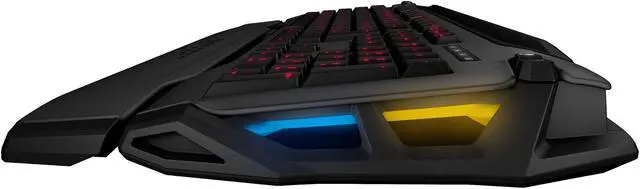 Alt view image 6 of 7 - ROCCAT SKELTR Smart Communication RGB Gaming Keyboard - Gray