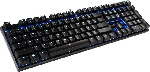 Alt view image 2 of 7 - ROCCAT Suora FX - RGB Illuminated Frameless Mechanical Gaming Keyboard - Blue Switch
