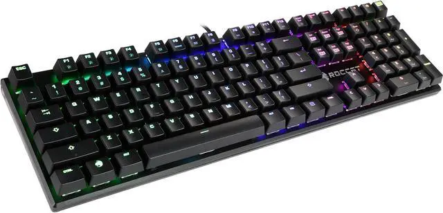 Main image of ROCCAT Suora FX - RGB Illuminated Frameless Mechanical Gaming Keyboard - Brown Switch