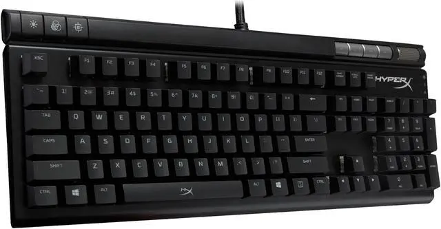 Alt view image 5 of 6 - HyperX Alloy Elite Mechanical Gaming Keyboard - Cherry MX Blue, RGB LED