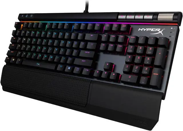 Alt view image 4 of 6 - HyperX Alloy Elite Mechanical Gaming Keyboard - Cherry MX Blue, RGB LED