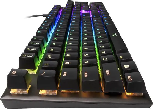 Alt view image 4 of 6 - HyperX Alloy FPS RGB Mechanical Gaming Keyboard - Speed Silver, RGB LED