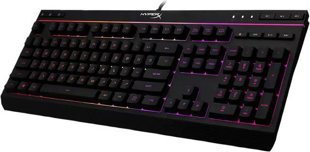 Alt view image 4 of 7 - HyperX Alloy Core RGB Membrane Gaming Keyboard