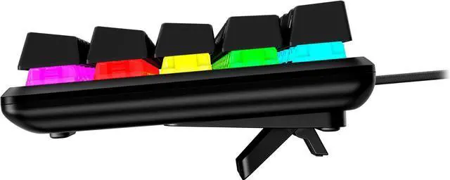 Alt view image 5 of 5 - HyperX 56R64AA Alloy Origins 65 - Mechanical Gaming Keyboard - HX Aqua (US Layout) Gaming Keyboard