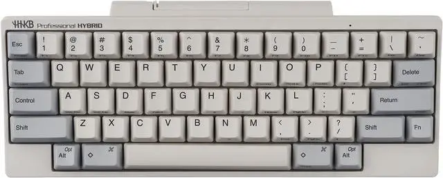 Alt view image 4 of 9 - Happy Hacking Keyboard Professional Classic (Wired, USB-C, Mac, Windows, White, Printed) with 2 Year Advance Exchange Warranty CG01000-296801