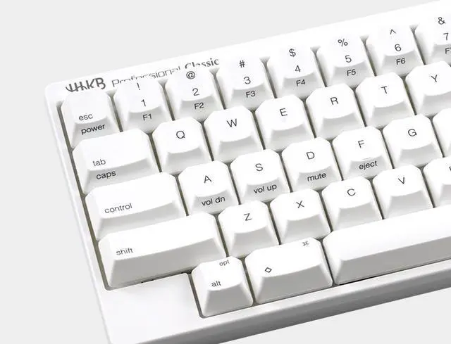 Alt view image 8 of 14 - HHKB Professional Classic Type-S Gaming Keyboard CG01000-399208, Compatible with PC and MAC, USB Type-C connection for wired, 2 Year Warranty, Snow