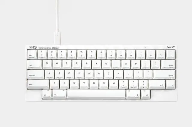 Alt view image 12 of 14 - HHKB Professional Classic Type-S Gaming Keyboard CG01000-399208, Compatible with PC and MAC, USB Type-C connection for wired, 2 Year Warranty, Snow