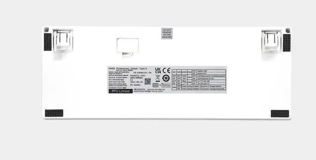 Alt view image 13 of 14 - HHKB Professional Classic Type-S Gaming Keyboard CG01000-399208, Compatible with PC and MAC, USB Type-C connection for wired, 2 Year Warranty, Snow