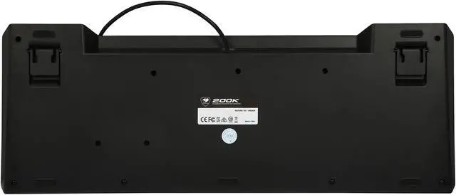 Alt view image 4 of 5 - COUGAR 200K Gaming Keyboard with 7-Color Backlight