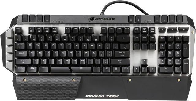 Alt view image 2 of 5 - COUGAR 700K Premium Mechanical Gaming Keyboard with Aluminum Brushed Structure, Additional 6 G-key, and Cherry Brown Switches
