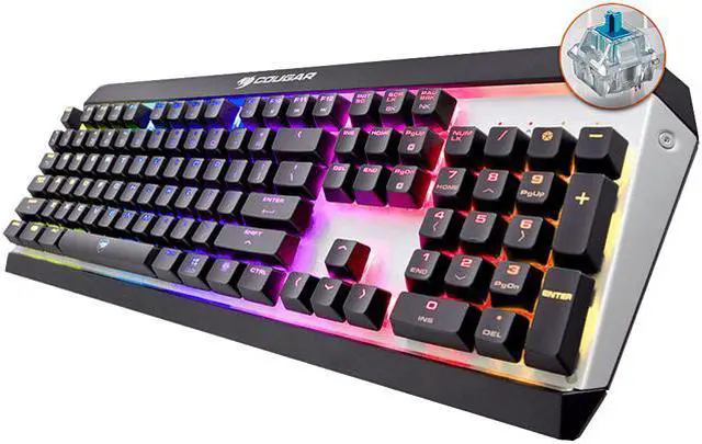 Main image of Cougar Attack X3 RGB Cherry MX Mechanical Gaming Keyboard with Palm Rest, Cherry MX Blue Switch