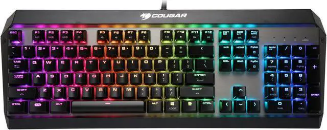 Alt view image 2 of 6 - COUGAR ATTACK X3 RGB Cherry MX Blue Switch Gaming Keyboard - Attackx3-RGB-3IG