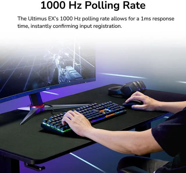 Alt view image 10 of 13 - COUGAR Ultimus EX Gaming Keyboard