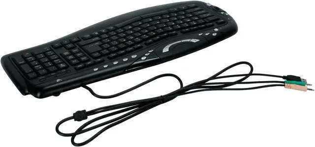 Alt view image 3 of 4 - V7 KN0B1-6N6 Black USB Wired Comfort Keyboard