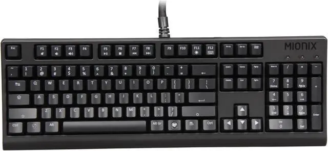 Alt view image 2 of 4 - Mionix Zibal 60 Black USB Wired Gaming Mechanical Keyboard