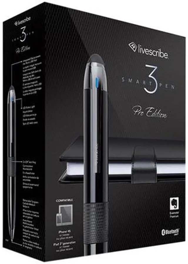 Alt view image 11 of 11 - Livescribe 3 Smartpen Pro Edition for Android & iOS Tablets and Smartphones
