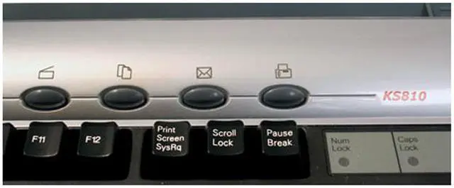 Alt view image 3 of 4 - KeyScan KS810 Black 104 Normal Keys 10 Function Keys USB Standard Keyboard w/ Built in Color Document Scanner and USB Hub