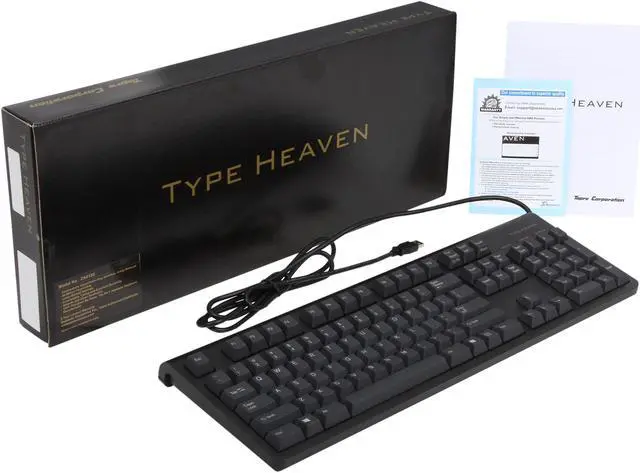 Alt view image 4 of 4 - Topre Heaven ZA0100 Black USB Wired Standard Keyboard