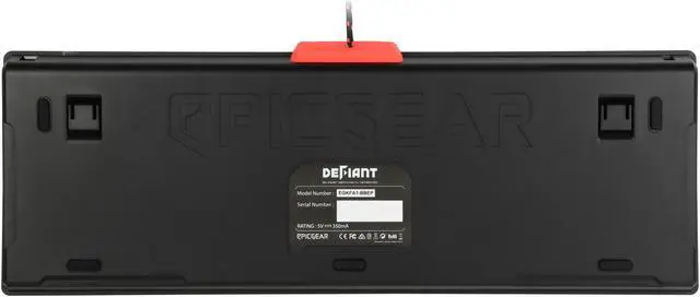 Alt view image 4 of 5 - EpicGear Defiant Mechanical Gaming Keyboard – EG MMS Purple Switch