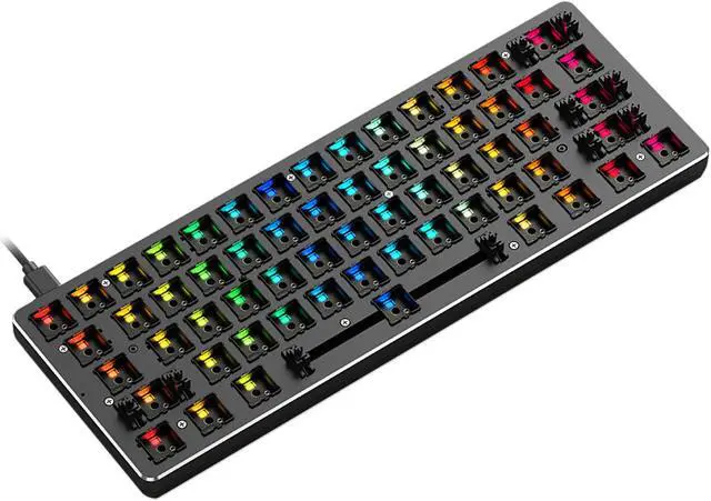 Alt view image 2 of 2 - Glorious GMMK-COMPACT-RGB GMMK Compact Bare Bones Gaming Keyboard
