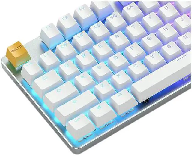 Alt view image 3 of 5 - Glorious GMMK 100% White Ice Mechanical Keyboard
