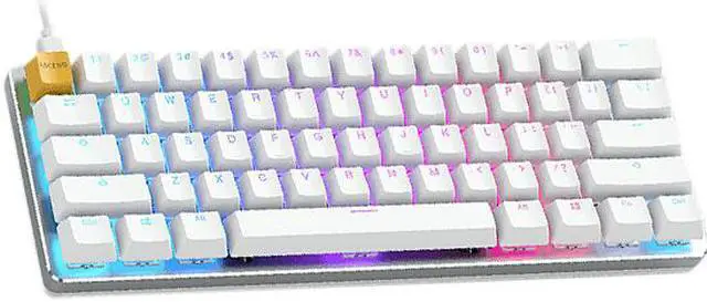 Alt view image 2 of 5 - Glorious GMMK 60% White Ice Mechanical Keyboard